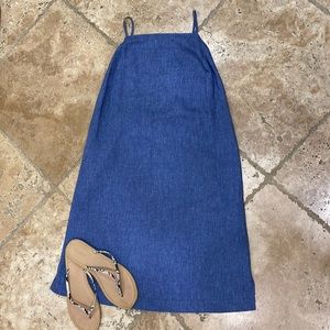 Top shop chambray dress size 8